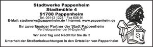 Pappenheim Städtische Werke